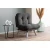 ATELIER DEL SOFA Fotelja Misa Small Solo Dark Grey