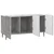 TV ormar Betonska siva 99 x 34,5 x 52 cm Konstruirano drvo
