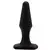 Butt plug M Silicone Plug, 10.5cm, Crni