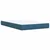Vidaxl Box spring postelja z vzmetnico modra 120x200 cm žamet