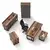 Hanah Home Kancelarijski set Braon-Antracit