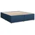 Vidaxl Box spring postelja z vzmetnico modra 200x200 cm blago