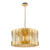 Luster na lancu RITZ 12xE14/40W/230V prečnik 54 cm zlatna