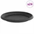 Kružni Pladanj za Cvijeće 24 pcs Crna O 23,5 x 2,5 cm Plastika