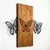 Wallity Zidna dekoracija Butterflies 2, 74 x 58 cm, Smeđa