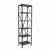 Hanah Home Polica za knjige Suadiye, 50x180x30 cm, Antracit