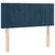 Vidaxl Box spring postelja z vzmetnico temno modra 100x200 cm žamet