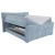 Esposa BOXSPRING POSTELJA 180 cm  x 200 cm , tekstil svetlo modra