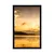 Plakat slika gorskega jezera - 30x45 white