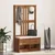 Drvo za dvoranu SANDNES 87x40x159,5 cm puno drvo bor