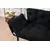 Atelier del Sofa Dvosed na razvlačenje Nitta 155x85x70cm Crni