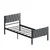 Hanah Home Ram za krevet Stil, 90x200 cm,Sivi