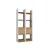 Hanah Home Polica 66,2x150x29,5cm Hrast-Bela