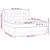 Vidaxl Box spring postelja z vzmetnico temno siva 160x200 cm blago