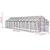 Kavez za ptice antracit 1,79x10x1,85 m aluminijski