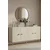 Hanah Home komoda Lessi 150, 150 cm, bela / travertin