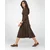 MICHAEL Michael Kors POLO FLARE MIDI DRESS Kostanjeva