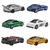 shumee ZBIRATELJSKI KOMPLET HOT WHEELS 2021, 6-delni (EVROPSKI AVTOMOBILI) HGM12