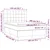 Vidaxl Box spring postelja z vzmetnico temno rjava 140x200 cm blago
