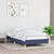 Vidaxl posteljni okvir brez vzmetnice Modra 90x200 cm Tkanina