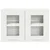 Viseći ormarić 2 pcs Bijelo 60 x 31 x 40 cm Konstruirano drvo