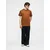 ADIDAS ORIGINALS Majica 3-STRIPES konjak/temno rjava