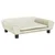 Krevet za pse krem 70 x 48 x 22 cm baršunasti