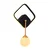 Opviq Zidna lampa 3000K, Crna