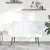 Sofa za dvije osobe Bijela 115 x 61 x 87 cm Tkanina