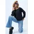 Trend Alacati Stili Ženska bluza Alc-X14393, Crna