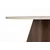 HANAH HOME Trpezarijski sto Virella Travertine Venezia Walnut
