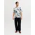 JACK & JONES Majica JJHONOLULU marine/bela