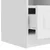 TV ormar s ladicama Bijela visokog sjaja 102 x 34,5 x 47 cm