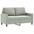 4-dijelni set sofa s jastucima svjetlosivi baršunasti