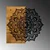Wallity Zidna dekoracija Mandala 6, 59x3x58 cm, Crna