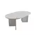 Hanah Home Klub sto Leo Large, 110x42x60 cm, Prljavo beli