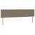 Vidaxl Box spring postelja z vzmetnico taupe 160x200 cm blago