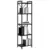 Polica Crni hrast 40 x 30 x 155 cm Konstruirano drvo