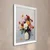 Tiskana slika z okvirjem 56x75 cm White Vase – Styler