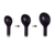 Rimba Latex Play Inflatable Anal Plug with Pump Black