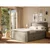Siva boxspring postelja s prostorom za shranjevanje 200x200 cm Fresco – Maison de Reve
