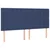 vidaXL vidaXL Box spring postelja z vzmetnico LED modra 200x200 cm blago, (20932420)