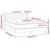 Vidaxl Box spring postelja z vzmetnico taupe 140x200 cm blago