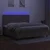 vidaXL Box spring postelja z vzmetnico LED taupe 200x200 cm blago, (20761029)