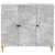 Kreveta Betonska siva 89 x 34,5 x 80 cm Konstruirano drvo