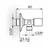 Ugaoni ventil 1/2 x 3/8 A611238