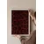 WallXpert uramljena slika 115237, leopard šara u bordo i crnoj boji, 30 x 40 cm, beli ram