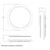 DAWN LED Plafonjera CdLED24, 24/20/16W, 3000/4000/6500K, IP65, Srebrna boja