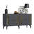 Hanah Home Konzola Junes, 150x79x40 cm, Antracit-zlatne boje