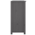 Komoda siva 100 x 35 x 74 cm od masivne borovine